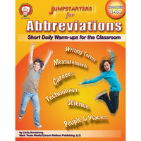 eBook: Mark Twain 404148-EB Jumpstarters for Abbreviations - Grade 4 - 8-You will receive two emails: one confirming your entire order, and one with a "Download Software" buttonYou can download immediately or return to your email to download later
