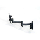 TygerClaw Tilt&Swivel Wall Mount for 14" - 24" TV, 12" x 14.4" x 3.6", Black-Medium size Full-Motion wall mount