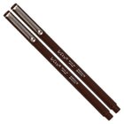 Marvy Uchida Felt-Tip Pen – Ultra Fine – Brown – 2 Pack-Colour: Brown