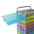 Futech UT006 Utility Trolley - 37-3/4" x 15-1/4" x 12-3/4" - Silver-Casters are included to allow easy movement around the workspace
