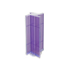 Azar Displays Plastic Pegboard Pinwheel Unit, 13.5" x 44", Purple (700444-PUR)-Made from plastic pegboard