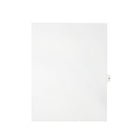 Mark Maker – Onglets séparateurs juridiques blancs, 1/15 onglets, format lettre, sans trous, lettre X, 25/paquet-Onglets séparateurs blancs, 1/15 onglets