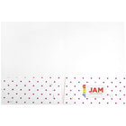 JAM Paper Handmade Folders, White with Burgundy Dots, 12 Pack (9935980g)-12 per pack