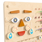 Flash Furniture - Tableau d'activites mural STEAM Bright Beginnings de qualite commerciale avec finition naturelle (MKME15273)-Presente des sorties sensorielles visuelles et tactiles