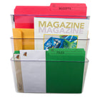 Storex Wall Files - Letter Size - Clear - 18 Pack - 6 Sets of 3-Durable construction, won't crack or warp