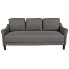 Flash Furniture Asti Upholstered Sofa - Dark Grey Fabric-Contemporary Style