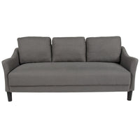 Flash Furniture Asti Upholstered Sofa - Dark Grey Fabric-Contemporary Style