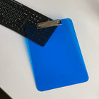 JAM Paper Plastic Clipboards, 9 x 13, Blue, 12 Pack (340926882A)-5