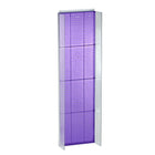 Azar Displays Pegboard Powerwing Display, 60" x 16.75", Purple (700356-PUR)-Made from pegboard