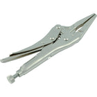 Dynamic Tools 6" Locking Pliers, Long Nose-Unique release lever design prevents painful accidental pinching of hands and fingers.