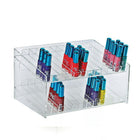Azar Displays 12"W x 6.5"H x 8.5"D Cosmetic Display (222882)-Made from molded acrylic