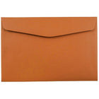 JAM Paper 6 x 9 Booklet Premium Envelopes, Dark Orange, 50 Pack-Dark Orange