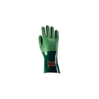 Ansell Glove, Neoprene, Full Coat, 1" Rough, Green, Size 8, 6 Pack (103624)-Size : Medium (8)