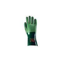Ansell Glove, Neoprene, Full Coat, 1" Rough, Green, Size 8, 6 Pack (103624)-Size : Medium (8)
