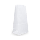 Jam Paper Kraft Lunch Bags - Large - 6" x 11" x 3.5" - White - 25 Pack-Color: White Kraft