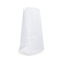 Jam Paper Kraft Lunch Bags - Large - 6" x 11" x 3.5" - White - 25 Pack-Color: White Kraft