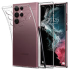 Spigen Crystal Flex Case for Samsung Galaxy S22 Ultra - Crystal Clear-Crystal clear