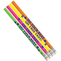 Musgrave Pencil Company Do Your Best On The Test Pencil, 144 Pack (MUS2495D)-With eraser