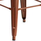 Flash Furniture 30" High Backless Copper Indoor-Outdoor Barstool-500 lb. Weight Capacity