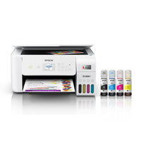 Epson EcoTank ET-2800 Colour All-in-One Printer - White-Print/Copy/Scan