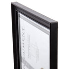 Office Works Document Frame - 11 x 8 inches - Classic Black - 12 Pack-Material: the document picture frames are made of high-quality, durable, and lightweight plastic with a matte finish to create an elegant and rich look