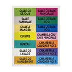 TRU RED Moving Labels - 14 Labels/Page - 10 Pages - French-14 labels per page (10 pages total)