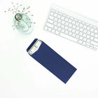 JAM Paper #10 Policy Business Envelopes - 4.125" x 9.5" - Presidential Blue - 50 Pack-Quantity: 50 Envelopes per Pack