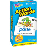 TREND enterprises, Inc. Action Words Skill Drill Flash Cards, 96 cards-Set of tagboard flash cards for classroom, care facility, or home use for teaching basic English verbs