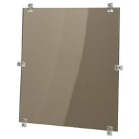 Zenith Safety Flat Mirror, Unframed, 12" x 12", 2 Pack (SDP510)-Height: 12"