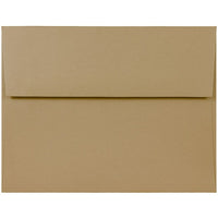 JAM Paper A6 Invitation Envelopes, 4.75" x 6.5", Tan Brown, 1000 Pack (125423542b)-Tan brown