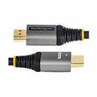 StarTech High Speed 8K HDMI 2.1 Cable - 12ft - Black/Grey-Supports up to 7680 x 4320 (8K), 60 Hz resolution