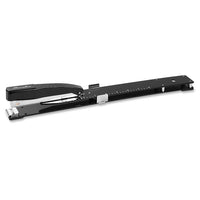 Swingline Long Reach Anti-Jam Stapler (SWI34121)-Long-reach stapler handles up to 20 sheets of paper and up to 12" from edge of sheets
