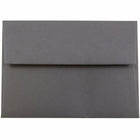 JAM Paper 4bar A1 Envelopes, 3.63 x 5 1/8, Dark Grey, 250 Pack (36396431H)-Gray dark base envelope