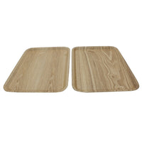Cathay Importers Bentwood Rect Tray 15.75"W x 12"D x 0.6"H - Light Brown - 2 Pack-Ideal for organizing, serving, displaying your favourite things, and as an accent piece