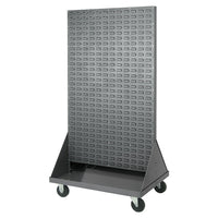 Quantum 25" X 72" Storage System Mobile Louvered Rack (QMD-36H)-Quantum 25" X 72" Storage System Mobile Louvered Rack (QMD-36H)