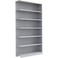 Metalware RK306 Boltless Shelving Unit, 7-Shelves, 48" x 24" x 88", Light Grey-Adjustable shelving system that provides high strength, yet economical storage capacity for your needs