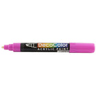 Marvy Uchida Chisel-Tip Acrylic Paint Marker - Pink - 2 Pack-This acrylic paint ink is water-based and goes on smooth in order to brighten any surface or project