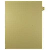 Mark Maker Legal Exhibit Index Tab Buff Single Tabs, 1/25th Cut, Letter Size, No Holes, Number 154, 25 Pack-Buff Single Tabs, 1/25th Cut
