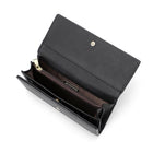 Champs RFID Trifold Expandable Wallet -  Black-Bill fold compartment