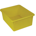 Romanoff Products Stowaway Letter Box No Lid Yellow, 3 Pack (ROM16103)-Dimensions: 10 1/2"W x 5"d x 13"L