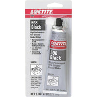 Loctite 598 High Performance Rtv Silicone Gasket Maker, Tube, 124 G., Black - 5 Pack-Colour: Black