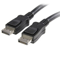 StarTech DisplayPort 1.2 Cable with Latches M/M, DisplayPort 4k, 10 Ft.-Prevent accidental disconnections with latched connectors