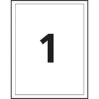 Avery Removable Vinyl Film Rectangle Labels - 8" x 10-1/2" - White - 8 Labels-6