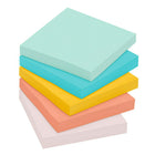 Post-it Notes - Beachside Cafe Collection - 3" x 3" - 12 Pack-Sticks securely, removes cleanly