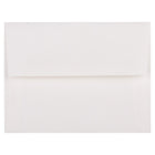 JAM Paper A2 Invitation Envelopes, 4.38 x 5.75, Strathmore Bright White Laid, 100 Pack (99118g)-Bright white