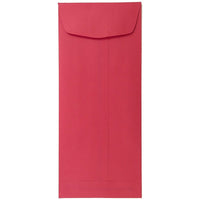 JAM Paper #11 Policy Envelopes, 4.5 x 10.38, Brite Hue Red Recycled, 100 Pack (9009g)-Christmas red
