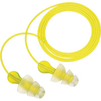 E-A-R, E-A-R Tri-Flange Reusable Earplugs, Corded, Bulk - Polybag, 26 Db Nrr, One-Size - 100 Pack-Certification(s) CSA Class AL