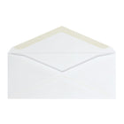 Staples #10 Window Envelopes with Gummed Flaps - 4-1/8" x 9-1/2" - White - 500 Pack-Convenient left-sided window displays address information