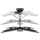 Ergotron 45-631-224 TRACE Dual Monitor Desk Mount - Matte Black-2-piece desk clamp