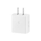 Samsung 25W Travel Power Adapter (No Cable) - White-Boosts your workstation with up to 25W Super Fast Charging